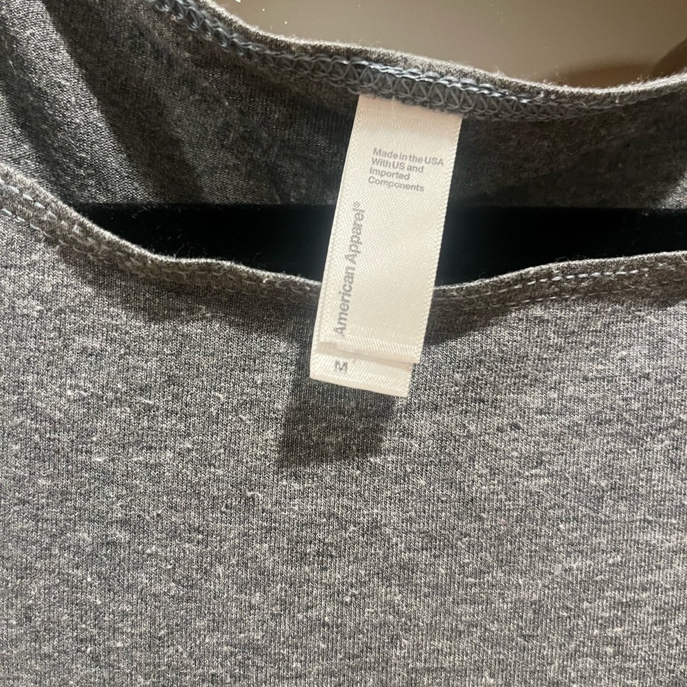 American Apparel Grey T Shirt Dress - Picture 4 of 7